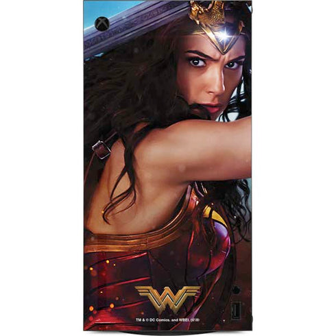 DC Comics Wonder Woman Battle Ready Poster XBox Series X Digital Edition Console Skin